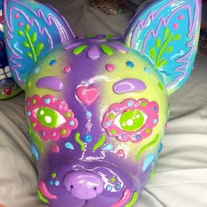 Sugar Skull Day Of The Dead Dia De Los Muertos Halloween Dog